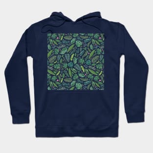 Tropical or Jungle Leaves Hoodie